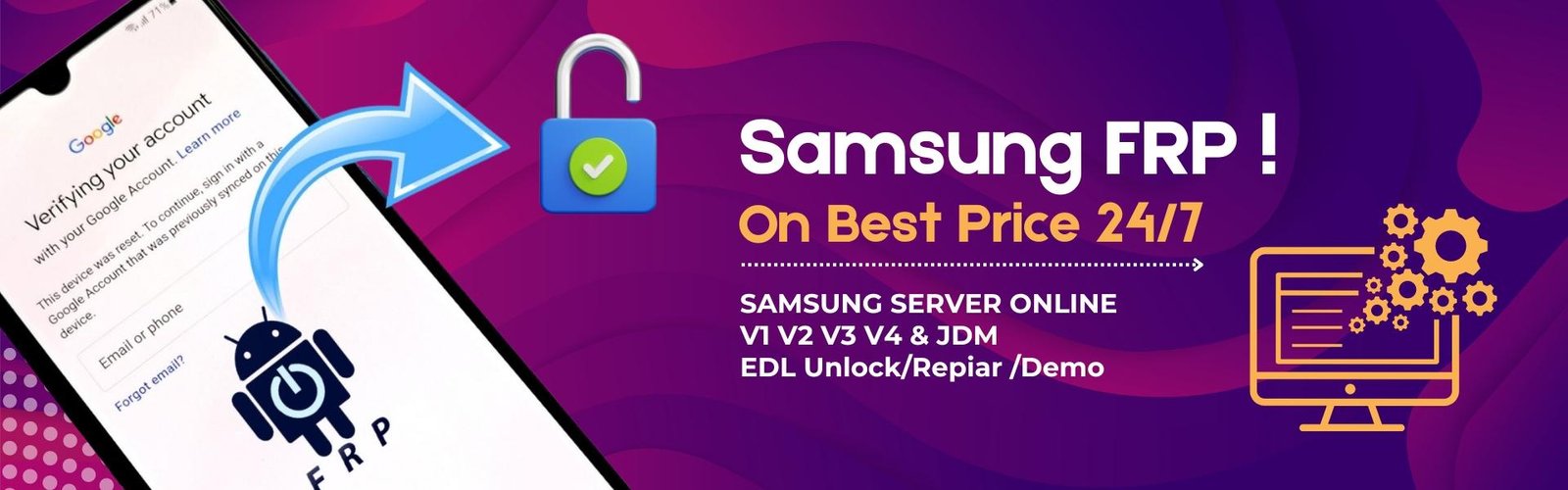 Samsung FRP Worldwide — IMEI/SN Service ( VIP Level )